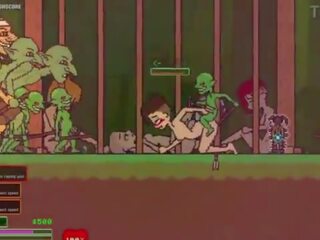 Captivity &vert; مرحلة 3 &vert; عار أنثى survivor fights لها طريق من خلال desiring goblins لكن فشل و يحصل على مارس الجنس شاق ابتلاع liters من بوضعه &vert; هنتاي لعبة gameplay p3