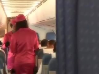 First-rate air hostess supsupin pilots malaki peter