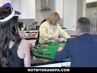 Charming Teen With Big Eyes Fucked Hard next thing right after Cheating At Poker