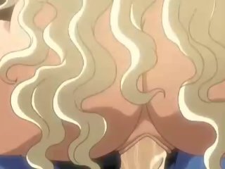 Velký meloned anime blondýnka zkurvenej