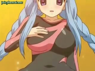 Fantastic Anime Chicks Rubbing Their Tits