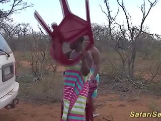 Αφρικάνικο safari groupsex γαμώ όργιο