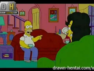 Simpsons جنس فيلم - مجموعة من ثلاثة أشخاص