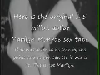 مارلين مونرو أصلي 1.5 مليون x يتم التصويت عليها فيلم شريط كذبة أبدا رأيت