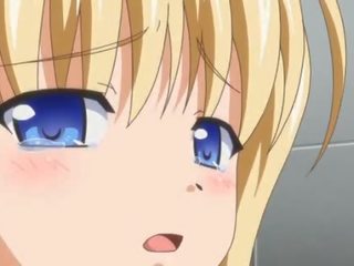 Anime blondy makakakuha ng masikip twat fucked